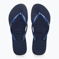 Moteriškos šlepetės per pirštą Havaianas Slim navy blue 3
