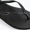 Moteriškos šlepetės per pirštą Havaianas Slim black 9