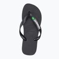 Havaianas Brasil Logo šlepetės juodos H4110850 6