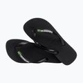 Havaianas Brasil Logo šlepetės juodos H4110850 11