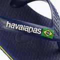 Vaikiški sandalai Havaianas Baby Brasil Logo II navy blue / citrus yelloew 9