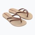 Moteriškos šlepetės per pirštą Ipanema Bossa beige/copper