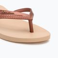 Moteriškos šlepetės per pirštą Ipanema Bossa beige/copper 7