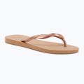 Moteriškos šlepetės per pirštą Havaianas Slim rose gold