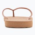 Moteriškos šlepetės per pirštą Havaianas Slim rose gold 6