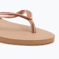 Moteriškos šlepetės per pirštą Havaianas Slim rose gold 7