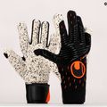Uhlsport Speed Contact Supergrip+ Hn vartininko pirštinės juodai baltos 101126101 9