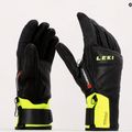 LEKI Worldcup Race Speed 3D vyriškos slidinėjimo pirštinės juoda-žalia 650801301090 8