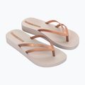Moteriškos šlepetės per pirštą Ipanema Bossa Soft V beige/gold
