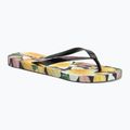 Moteriškos šlepetės per pirštą Ipanema Arte black/yellow/pink