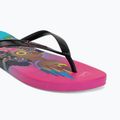 Moteriškos šlepetės per pirštą Ipanema Graffiti V pink/black/blue 7