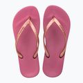 Moteriškos šlepetės per pirštą Ipanema Anat Tan lilac/metallic pink 2
