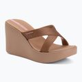 Moteriškos šlepetės Ipanema High Fashion II Slide brown/glitter/pink