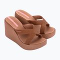Moteriškos šlepetės Ipanema High Fashion II Slide brown/glitter/pink