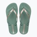 Moteriškos šlepetės per pirštą Ipanema Anat Connect II green/gold 2