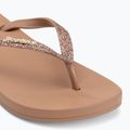 Moteriškos šlepetės per pirštą Ipanema Anatomica Lolita brown/glitter brown 7