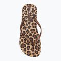 Moteriškos šlepetės per pirštą Ipanema Animal Print beige/bronze/bronze 5