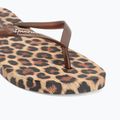 Moteriškos šlepetės per pirštą Ipanema Animal Print beige/bronze/bronze 7