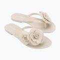 Moteriškos šlepetės per pirštą Melissa Harmonic Petals Ad beige 3