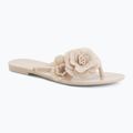 Moteriškos šlepetės per pirštą Melissa Harmonic Petals Ad beige