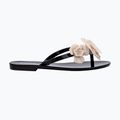 Moteriškos šlepetės per pirštą Melissa Harmonic Petals Ad black/beige