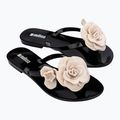 Moteriškos šlepetės per pirštą Melissa Harmonic Petals Ad black/beige 3