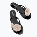 Moteriškos šlepetės per pirštą Melissa Harmonic Petals Ad black/beige 5