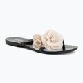 Moteriškos šlepetės per pirštą Melissa Harmonic Petals Ad black/beige