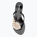 Moteriškos šlepetės per pirštą Melissa Harmonic Petals Ad black/beige 5