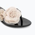 Moteriškos šlepetės per pirštą Melissa Harmonic Petals Ad black/beige 7