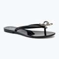 Moteriškos šlepetės per pirštą Melissa Harmonic Iris Ad black/silver