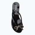 Moteriškos šlepetės per pirštą Melissa Harmonic Iris Ad black/silver 5