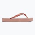 Moteriškos šlepetės per pirštą Havaianas Slim Platform crocus rose 2