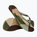 Šlepetės per pirštą Havaianas Top Logomania Colors II green 11