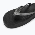 Moteriškos šlepetės per pirštą Ipanema Bossa Soft V black/silver 7