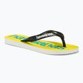 Šlepetės per pirštą Havaianas Top Logomania 2 white / black