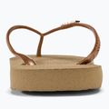 Moteriškos šlepetės per pirštą Havaianas Square Logo Metallic rose gold / rose gold 6