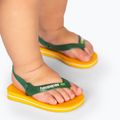 Vaikiški sandalai Havaianas Baby Brasil Logo II pop yellow / amazon 4