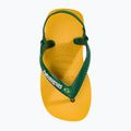 Vaikiški sandalai Havaianas Baby Brasil Logo II pop yellow / amazon 6