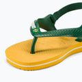 Vaikiški sandalai Havaianas Baby Brasil Logo II pop yellow / amazon 8