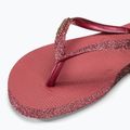 Moteriškos šlepetės per pirštą Havaianas Slim Sparkle II pau brasil 8