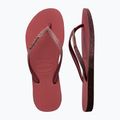 Moteriškos šlepetės per pirštą Havaianas Slim Sparkle II pau brasil 12