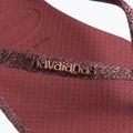 Moteriškos šlepetės per pirštą Havaianas Slim Sparkle II pau brasil 14