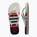 Šlepetės per pirštą Havaianas Top Nautical white / white / navy blue 11