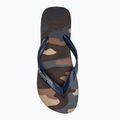 Vyriškos šlepetės per pirštą Havaianas Top Camu dark brown 5