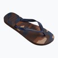 Vyriškos šlepetės per pirštą Havaianas Top Camu dark brown 8
