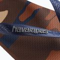 Vyriškos šlepetės per pirštą Havaianas Top Camu dark brown 12