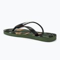 Vyriškos šlepetės per pirštą Havaianas Top Camu green olive / black 3