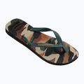 Vyriškos šlepetės per pirštą Havaianas Top Camu black / pantanal green 8