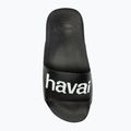 Šlepetės Havaianas Classic Logomania black / black 6